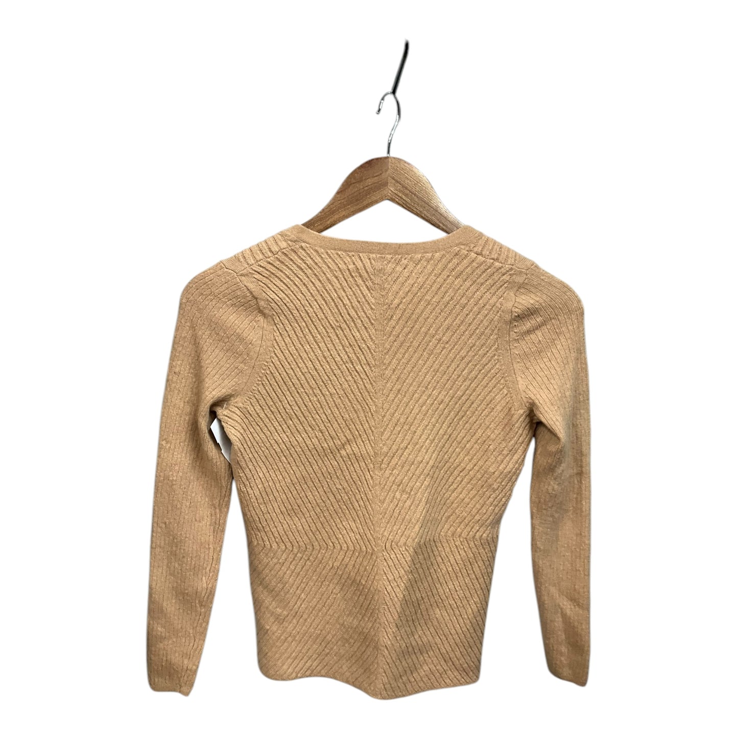 Top Long Sleeve By Banana Republic In Tan, Size: Xs