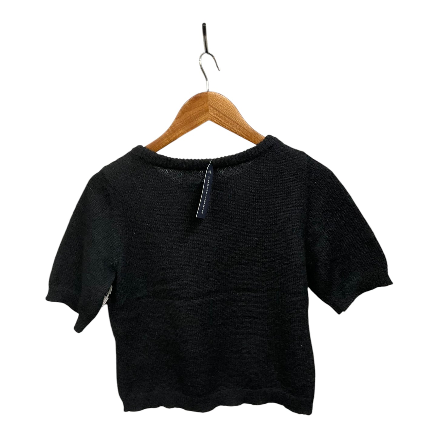 Top Short Sleeve By Melrose And Market In Black, Size: M