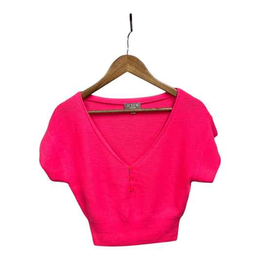 Top Short Sleeve By J. Crew In Pink, Size: S