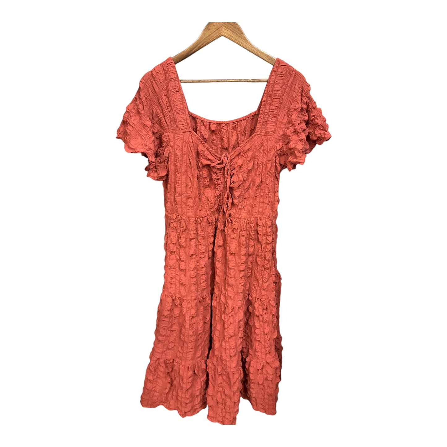 Dress Casual Midi By Clothes Mentor In Pink, Size: L