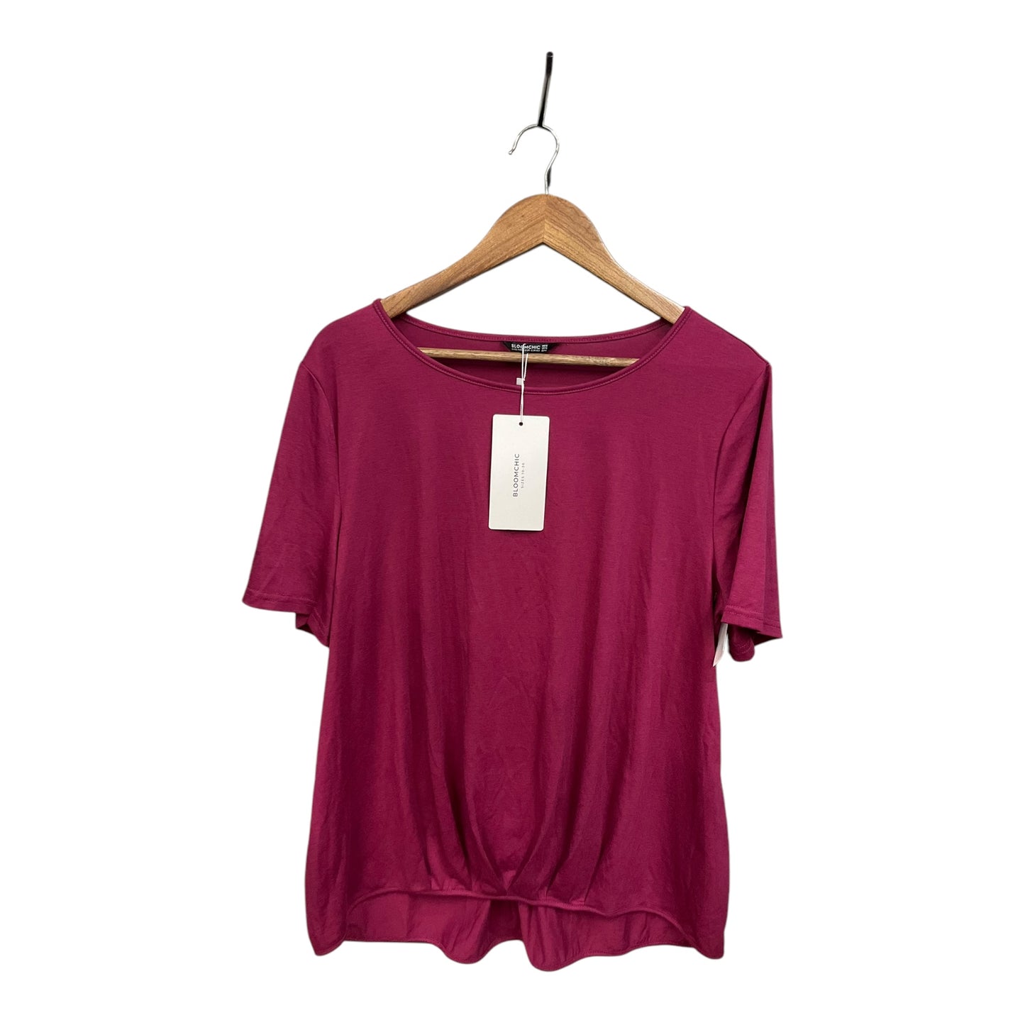 Top Short Sleeve By Clothes Mentor In Purple, Size: L