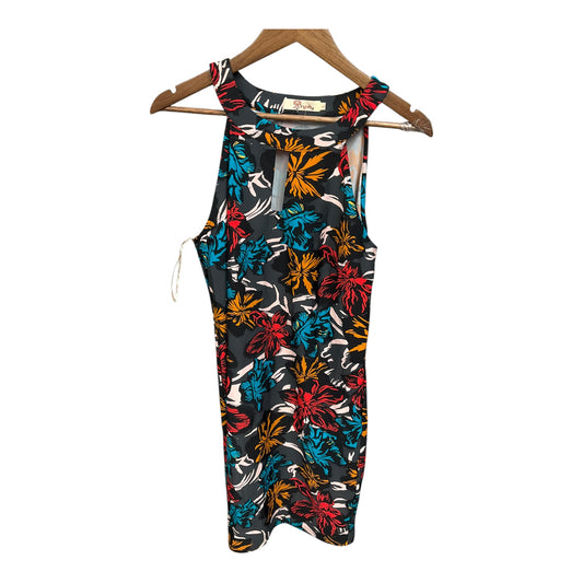 Dress Casual Short By Aryeh In Tropical Print, Size: L