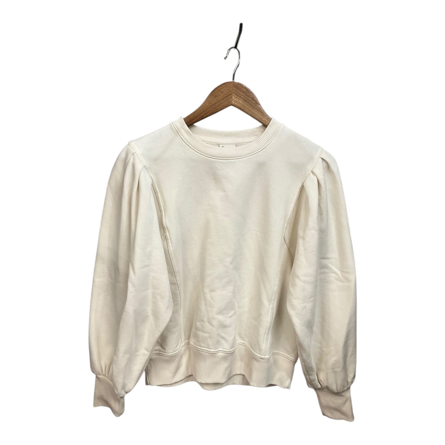 Top Long Sleeve By A New Day In Cream, Size: S