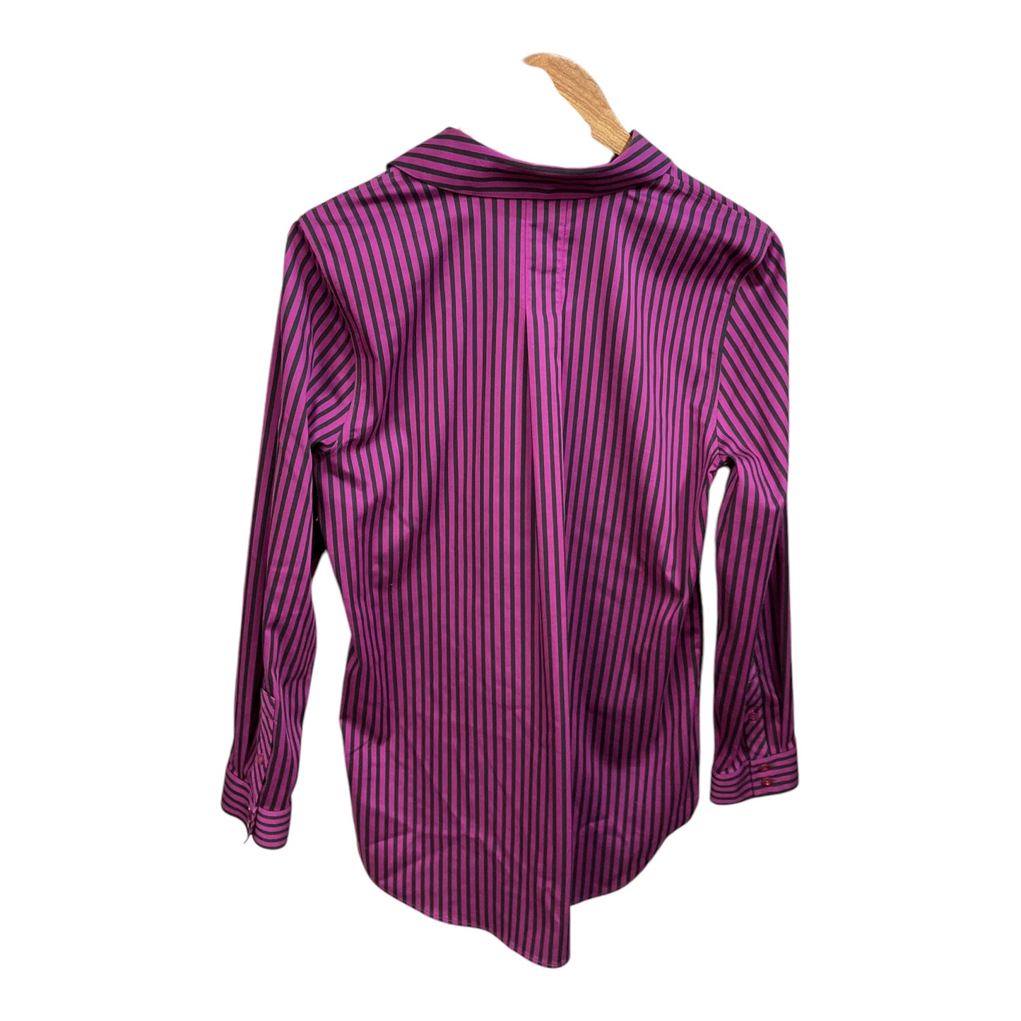 Blouse Long Sleeve By Chicos In Purple, Size: M