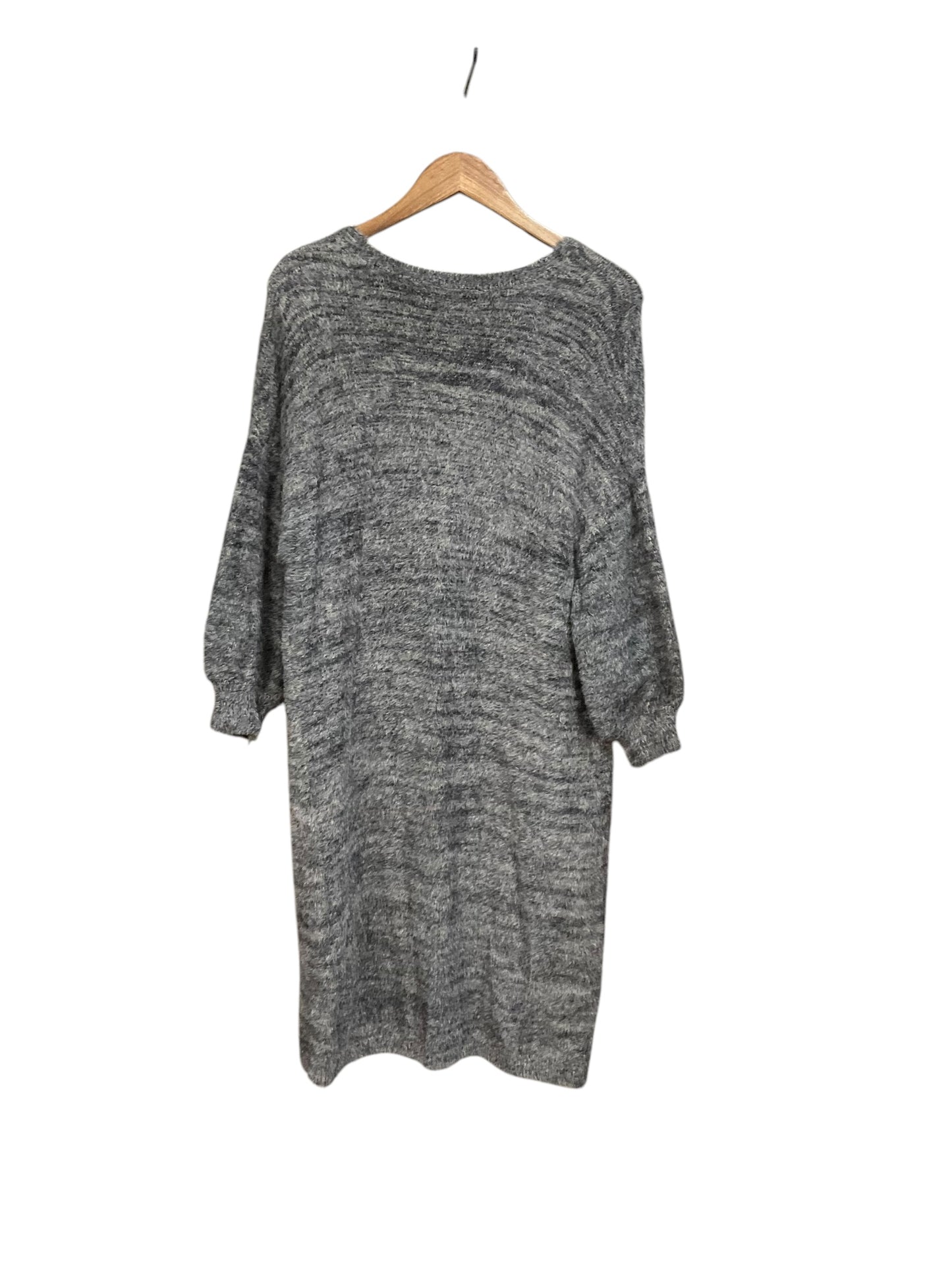 Cardigan By Express In Grey, Size: Xs