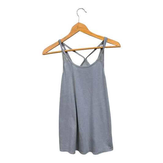 Athletic Tank Top By Old School In Grey, Size: M