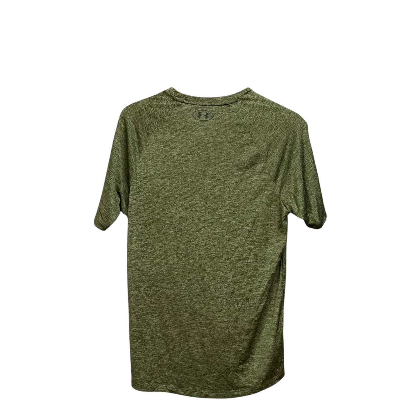 Athletic Top Short Sleeve By Under Armour In Green, Size: S