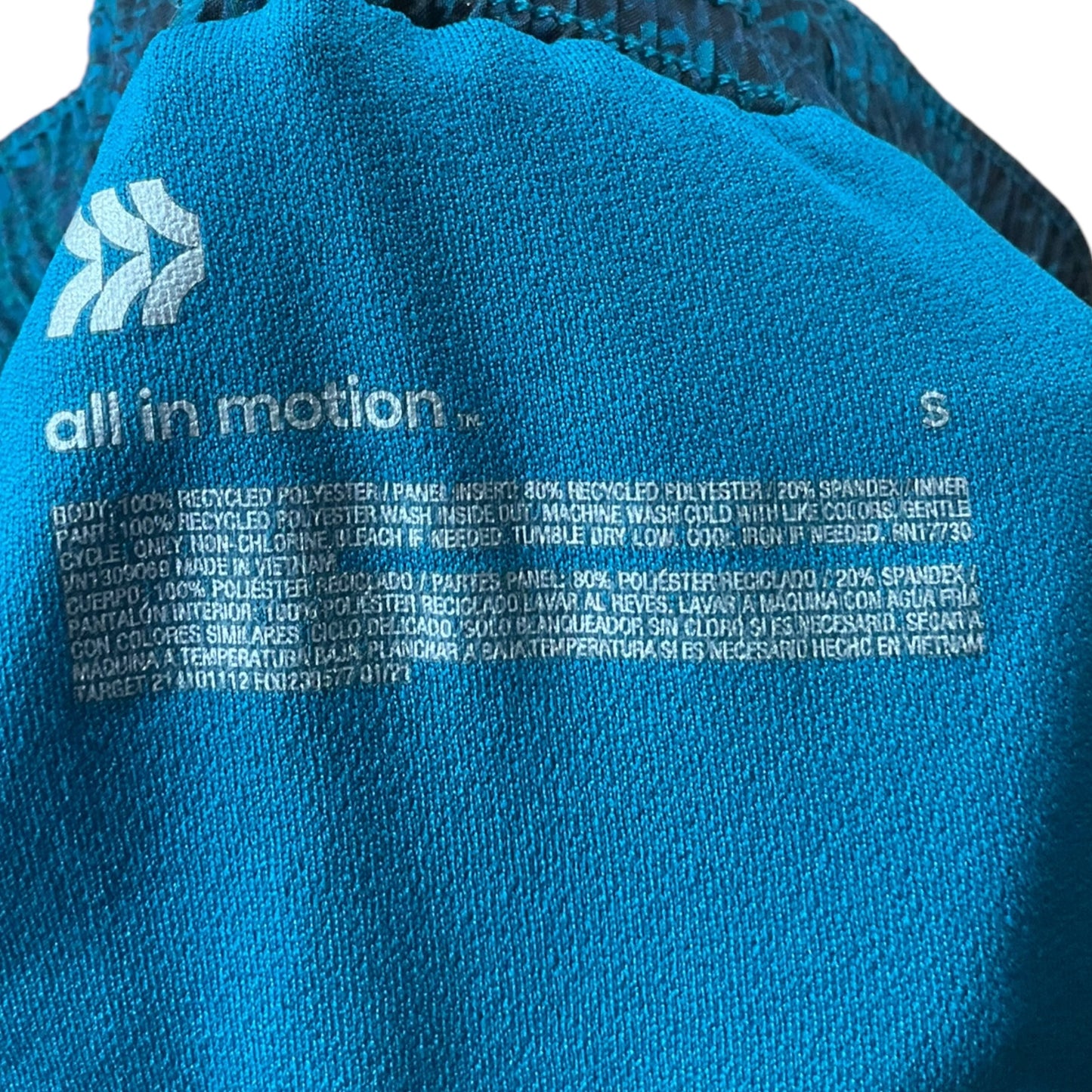 Athletic Shorts By All In Motion In Teal, Size: S