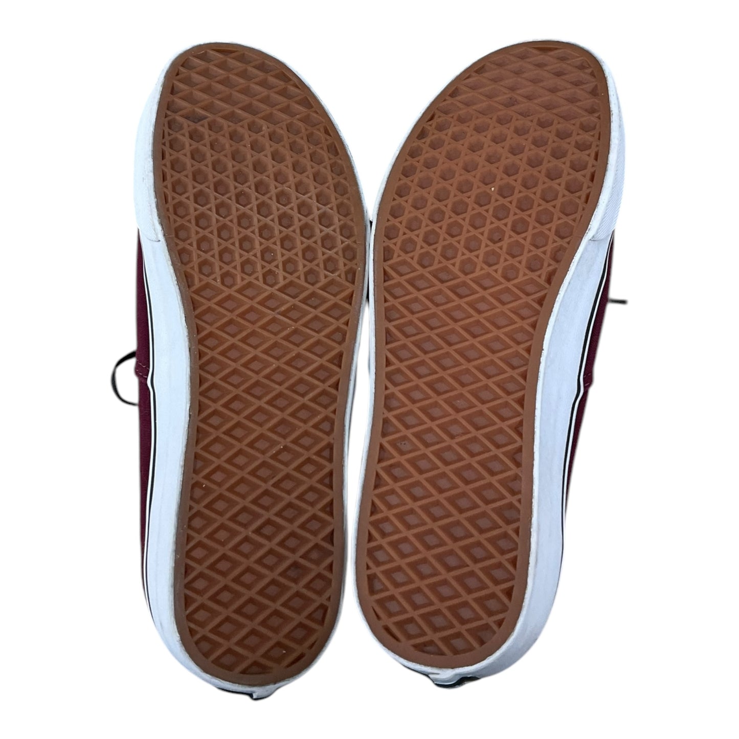 Shoes Sneakers By Vans In Maroon, Size: 10