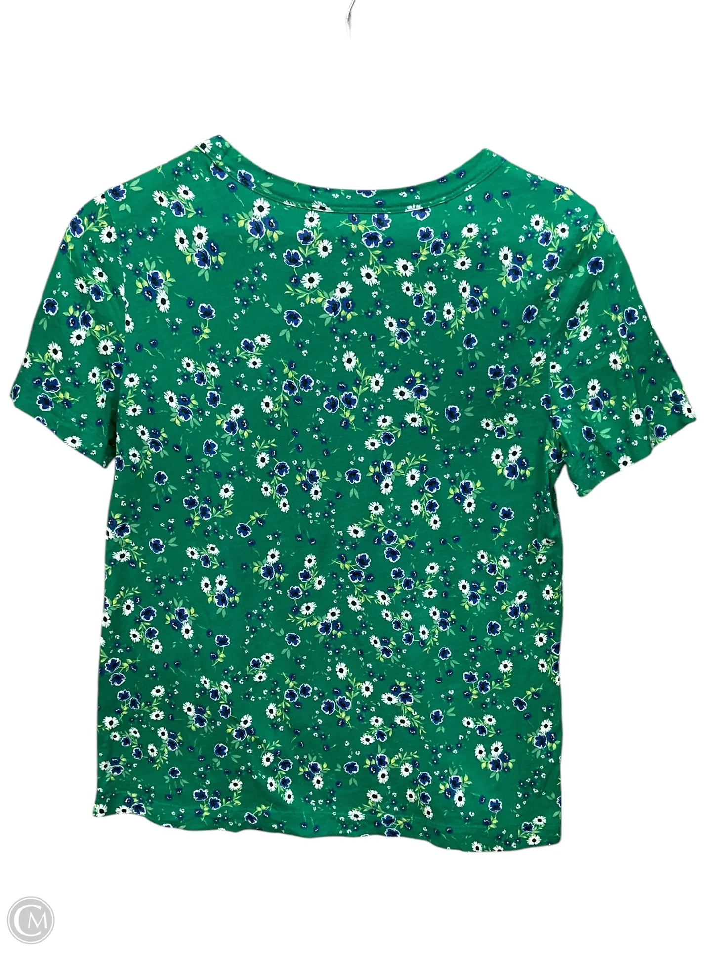 Top Short Sleeve By Loft In Green, Size: S