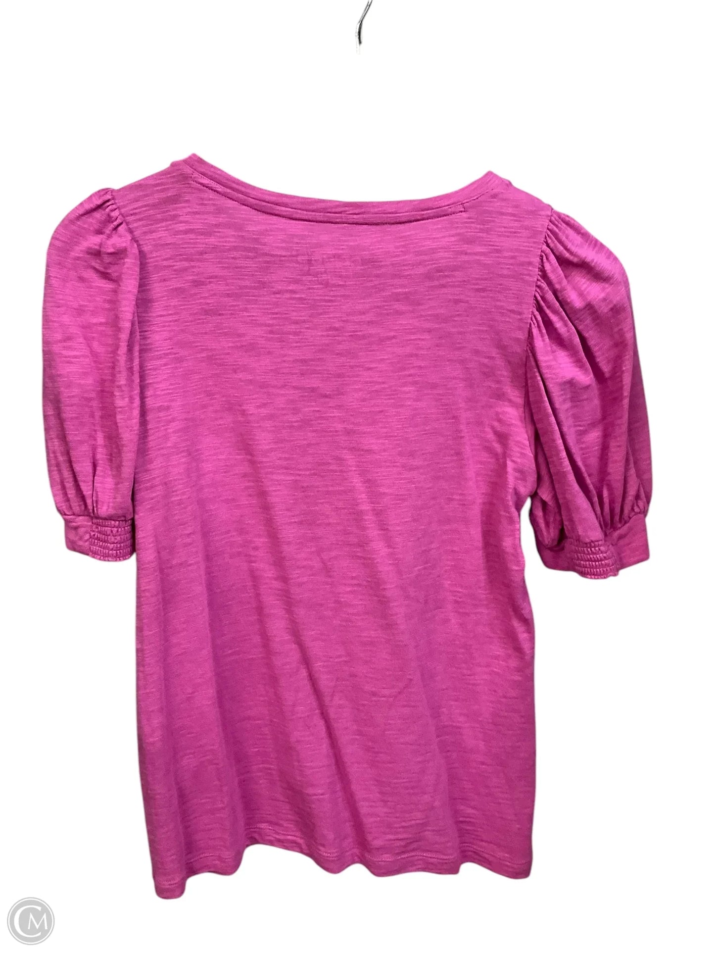 Top Short Sleeve By Chicos In Pink, Size: S