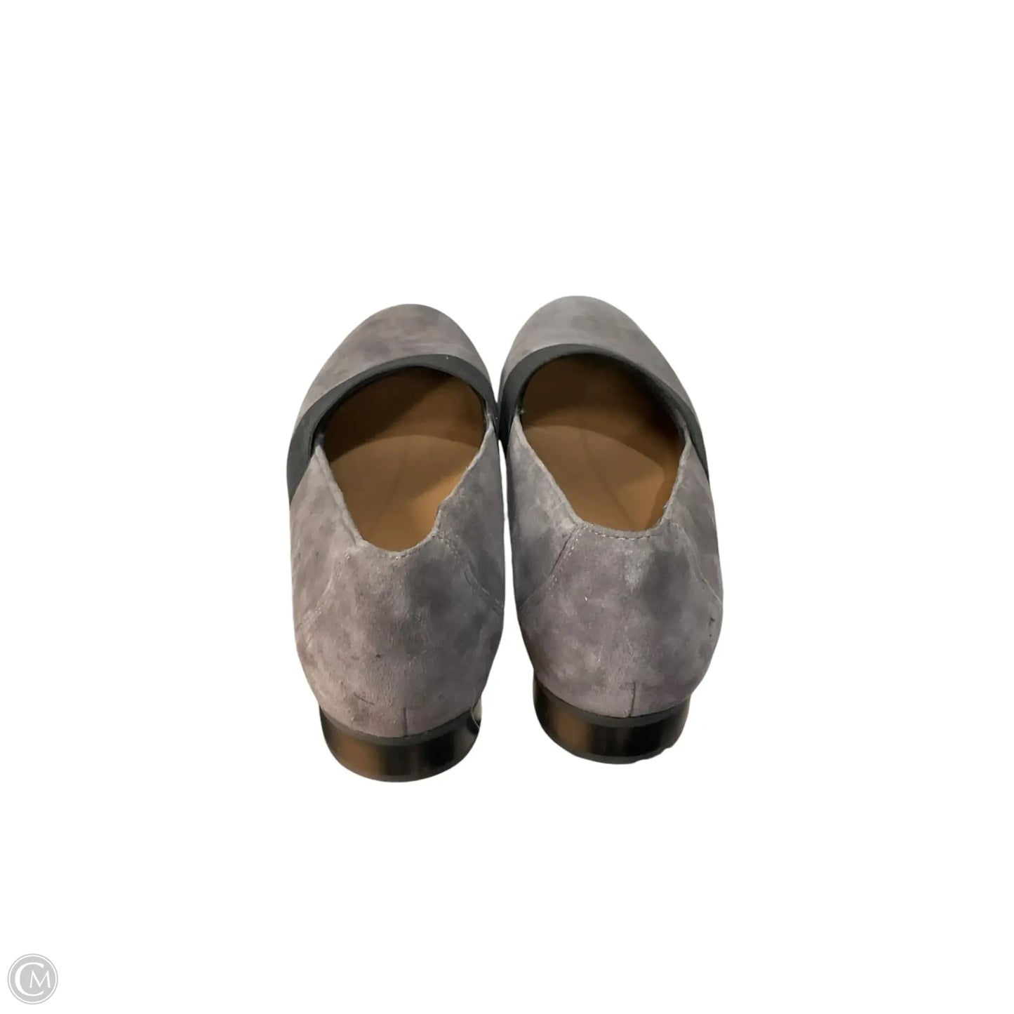 Shoes Flats By Clarks In Grey, Size: 8.5