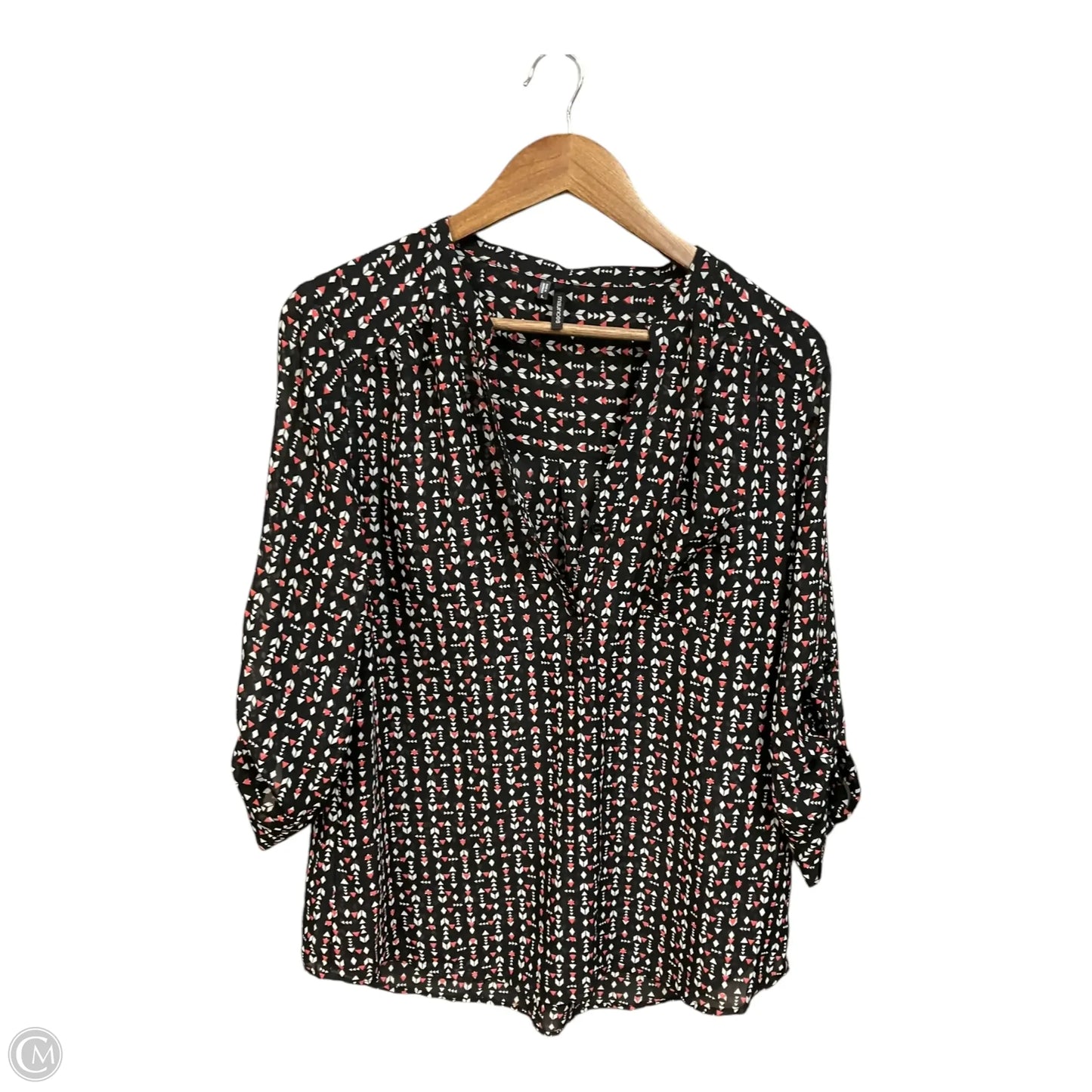 Top Long Sleeve By Maurices In Multi-colored, Size: L