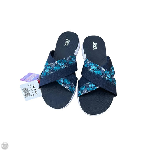 Sandals Flip Flops By Skechers In Navy, Size: 11