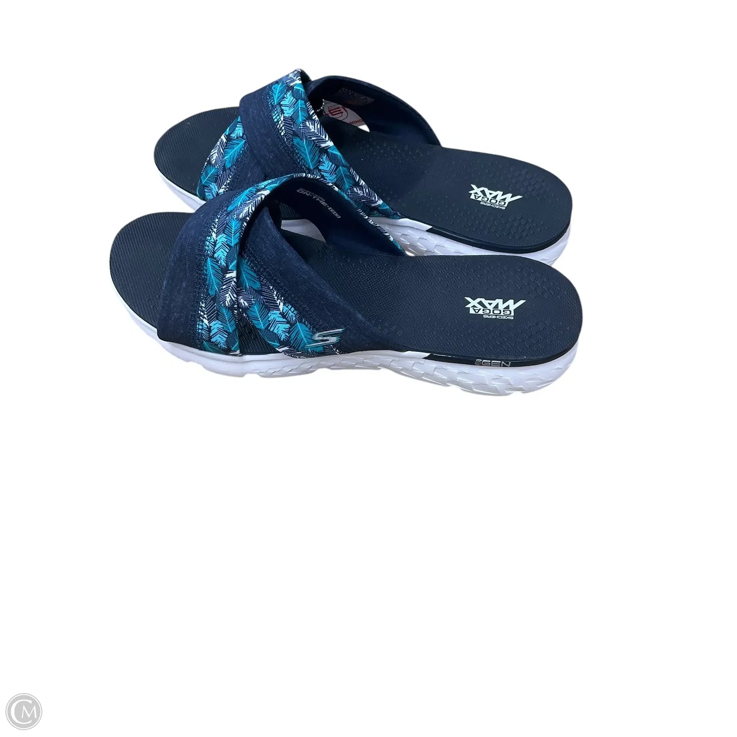 Sandals Flip Flops By Skechers In Navy, Size: 11