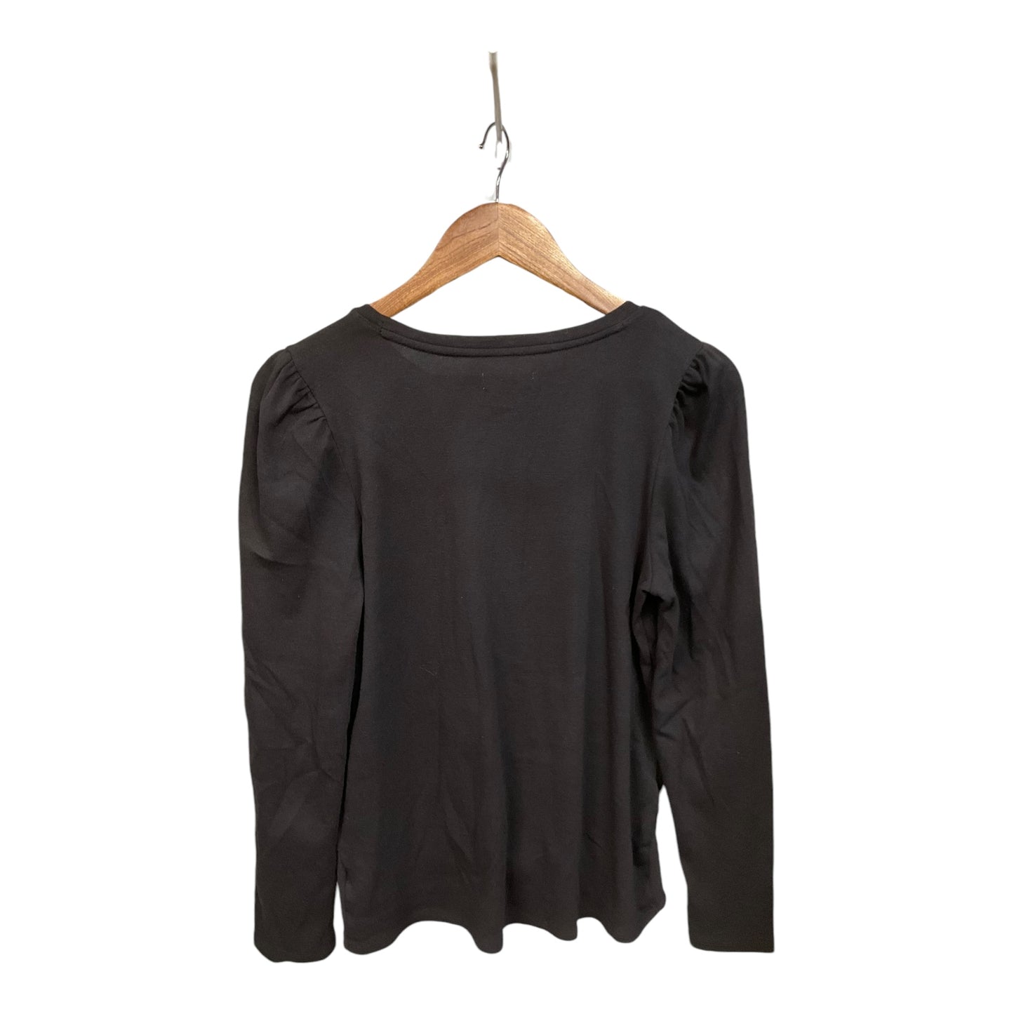 Top Long Sleeve Basic By Nine West In Black, Size: M