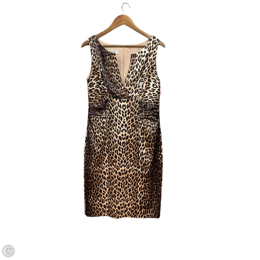 Dress Casual Short By Kay Unger In Animal Print, Size: L
