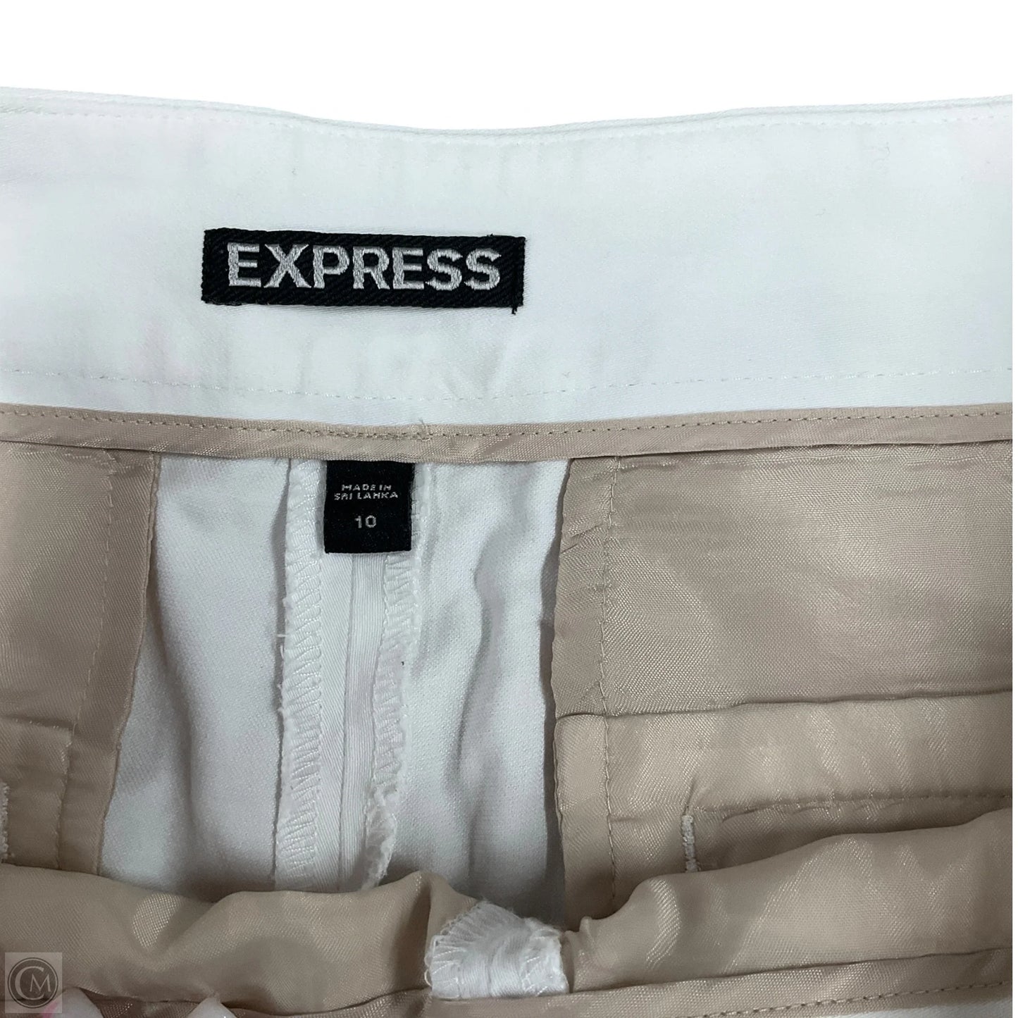 Shorts By Express In White, Size: 10