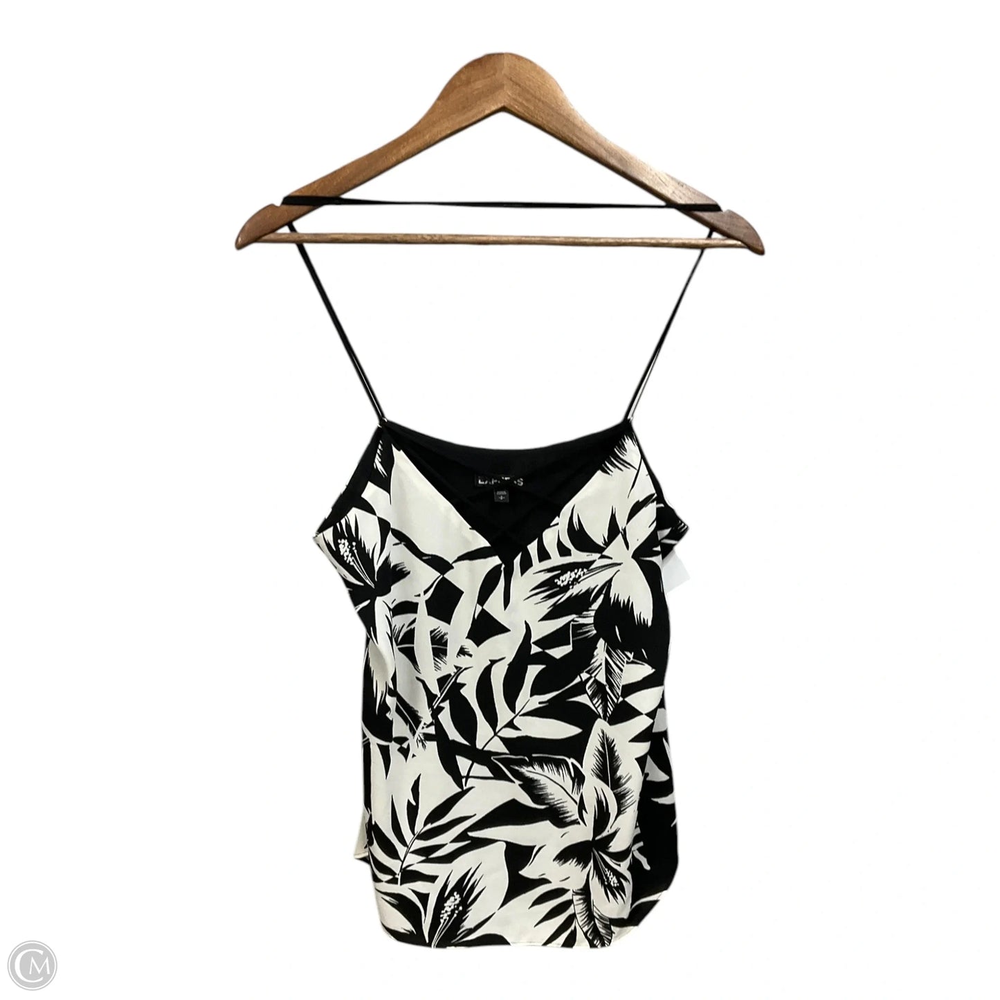 Top Sleeveless By Express In Tropical Print, Size: S