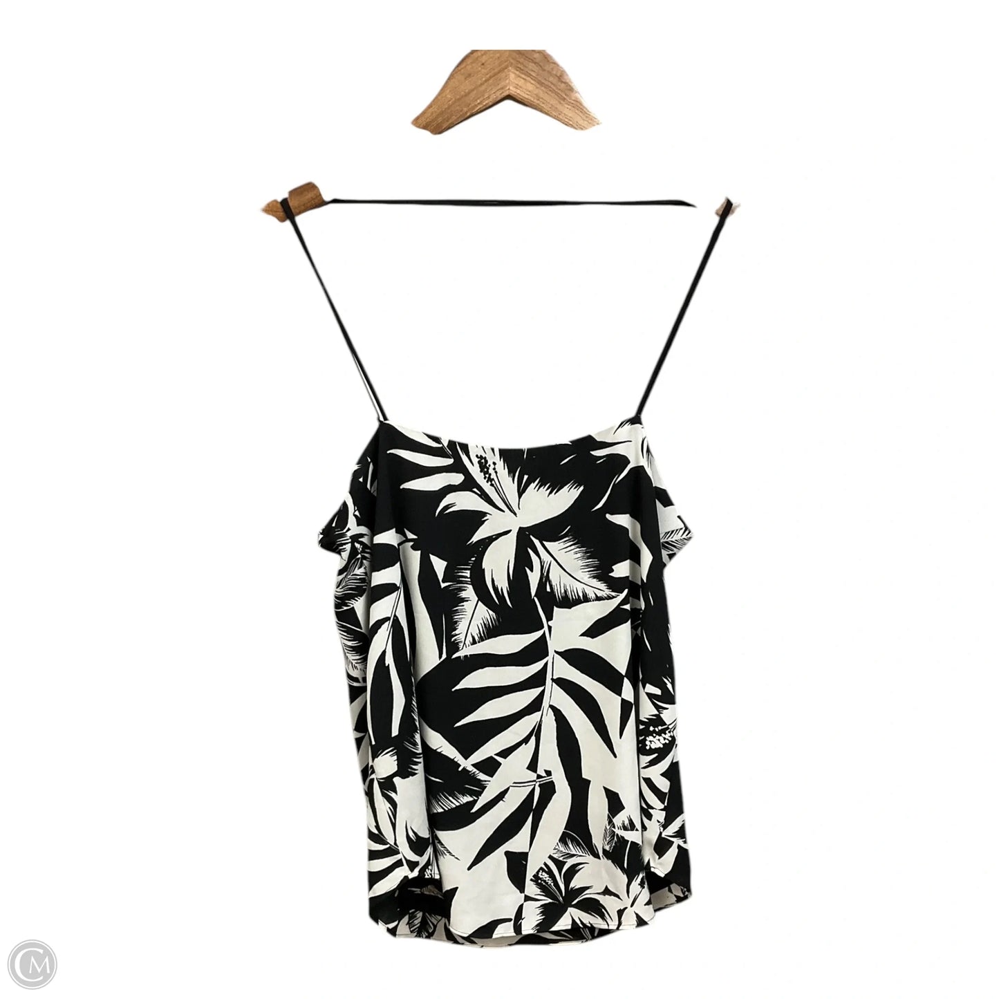 Top Sleeveless By Express In Tropical Print, Size: S