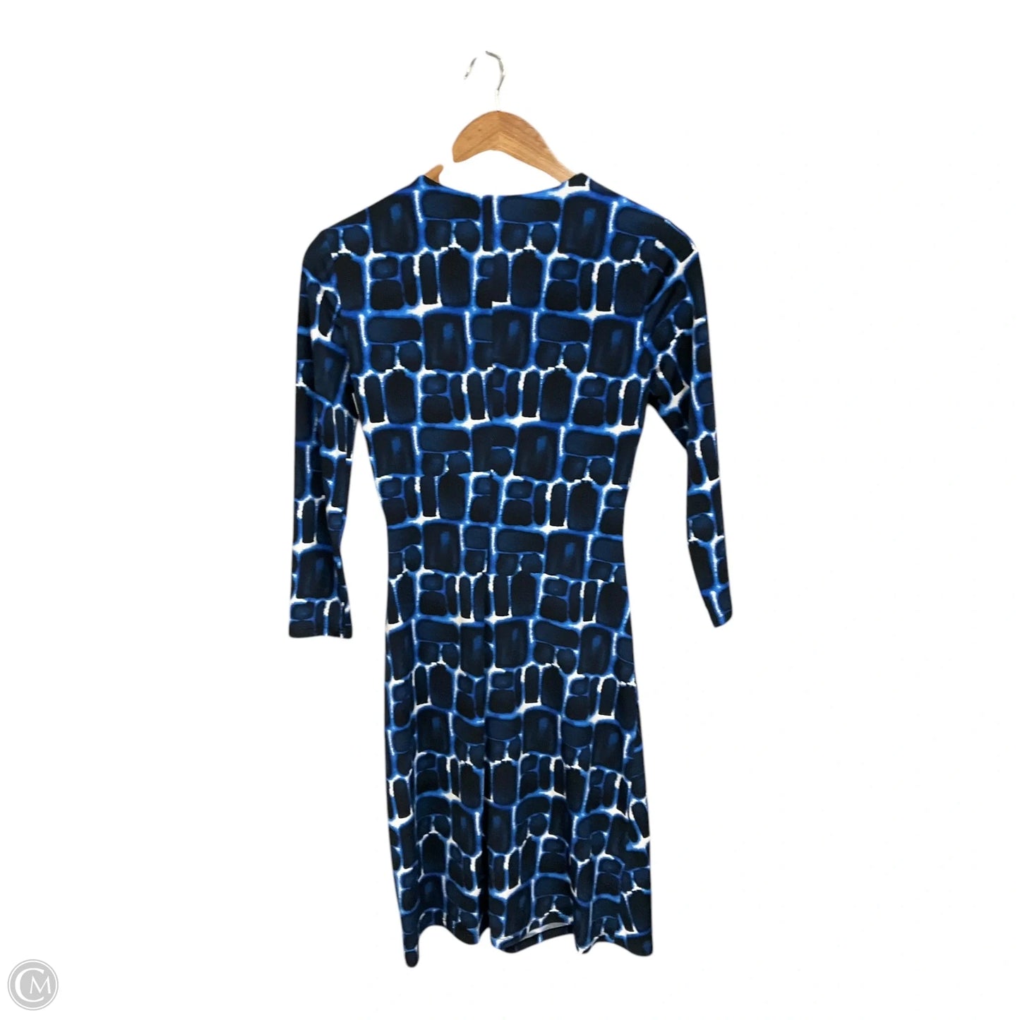 Dress Casual Midi By Calvin Klein In Multi-colored, Size: S