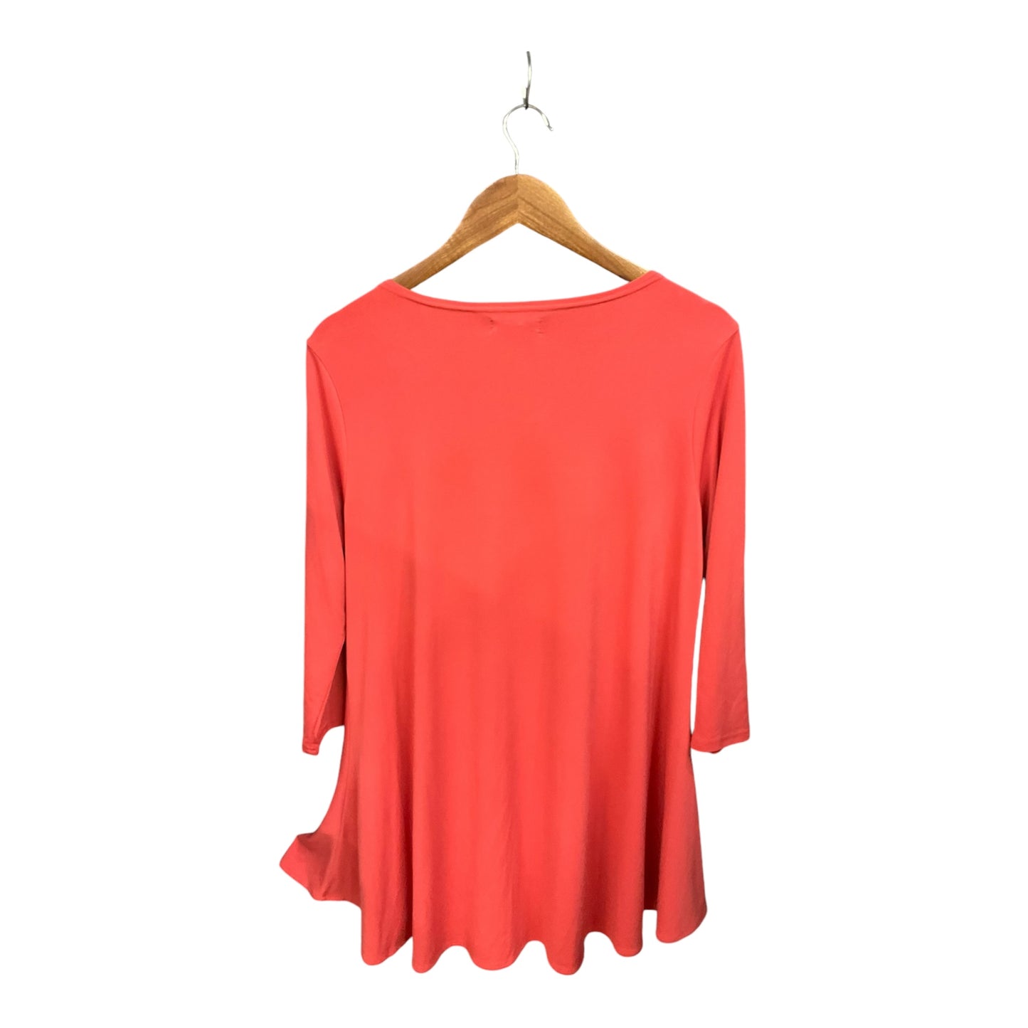 Top Long Sleeve By Alfani In Coral, Size: M