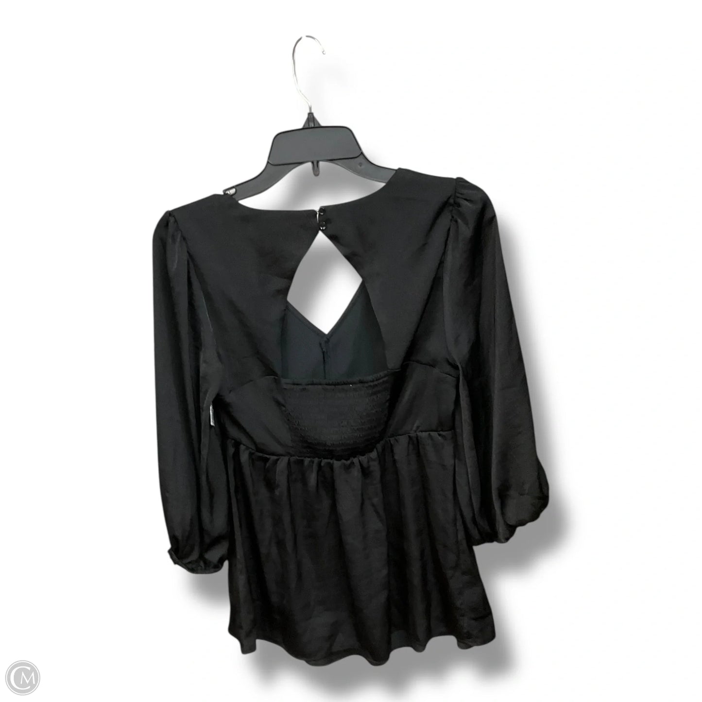Top Long Sleeve By Ingrid & Isabel In Black, Size: S