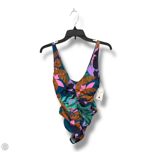Swimsuit By Shade & Shore In Tropical Print, Size: S