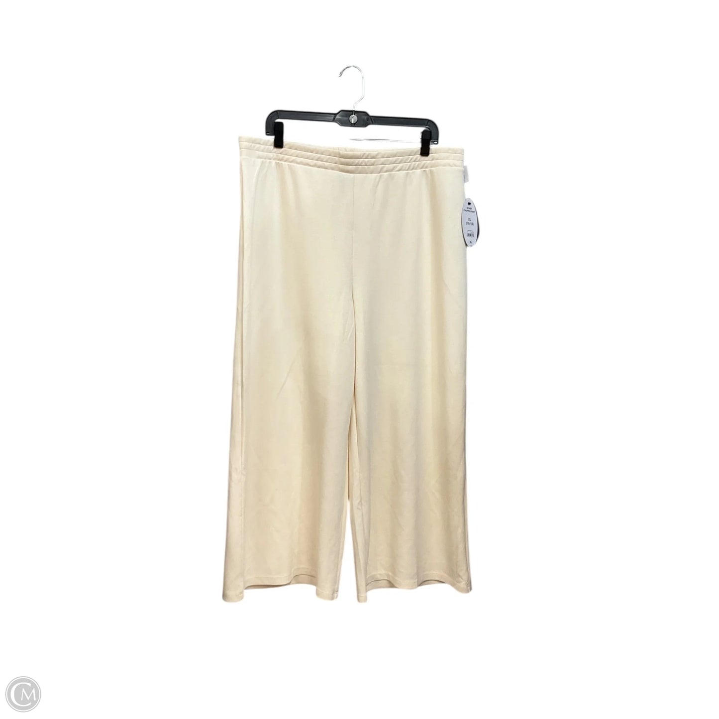 Pants Lounge By Scoop In Cream, Size: 16