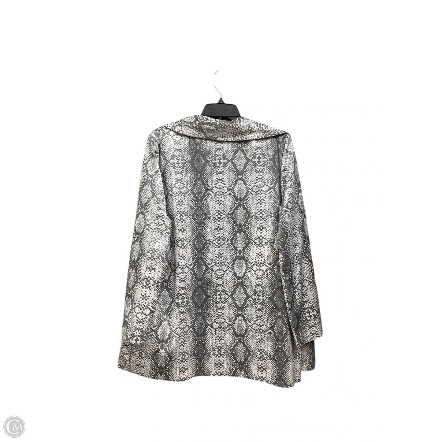 Blazer By Ruby Rd In Snakeskin Print, Size: L