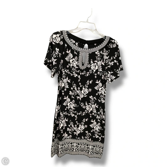 Dress Casual Short By White House Black Market In Floral Print, Size: Xs