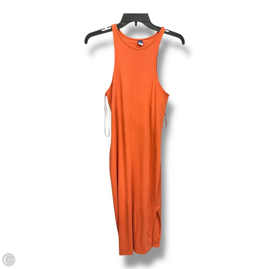 Dress Casual Maxi By Old Navy In Orange, Size: Xl