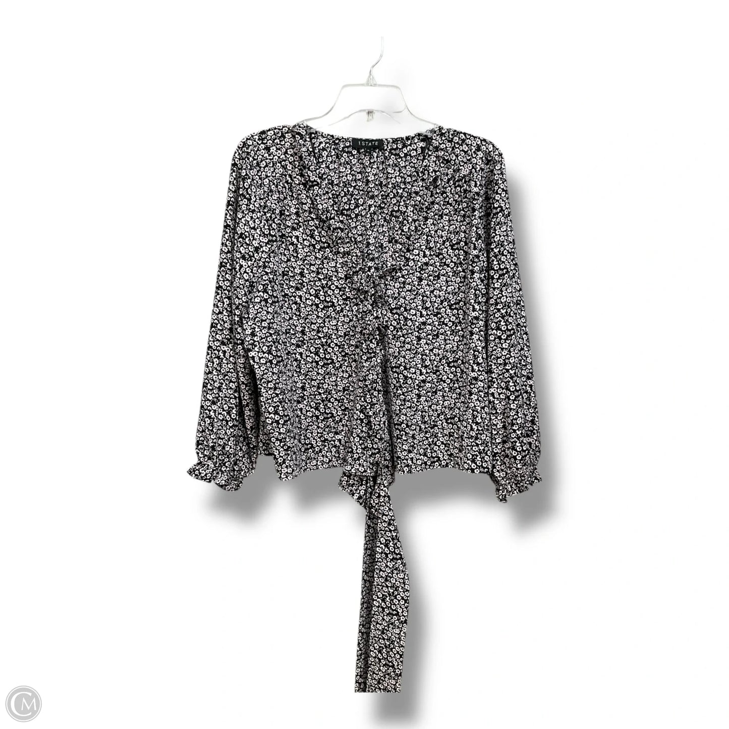 Blouse Long Sleeve By 1.state In Floral Print, Size: L