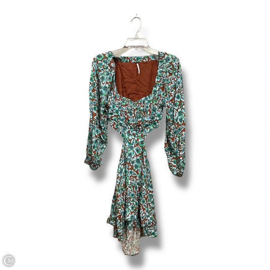 Dress Casual Short By Free People In Floral Print, Size: Xs