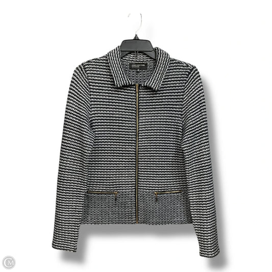 Jacket Other By Jones New York In Striped Pattern, Size: M