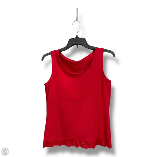 Tank Top By Coldwater Creek In Red, Size: Xs