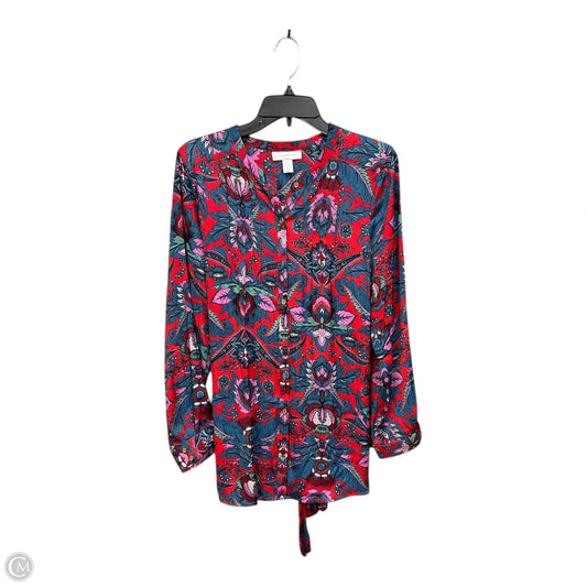Maternity Top Long Sleeve By Motherhood, Size: L