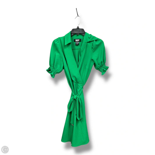 Dress Casual Short By Dkny In Green, Size: S