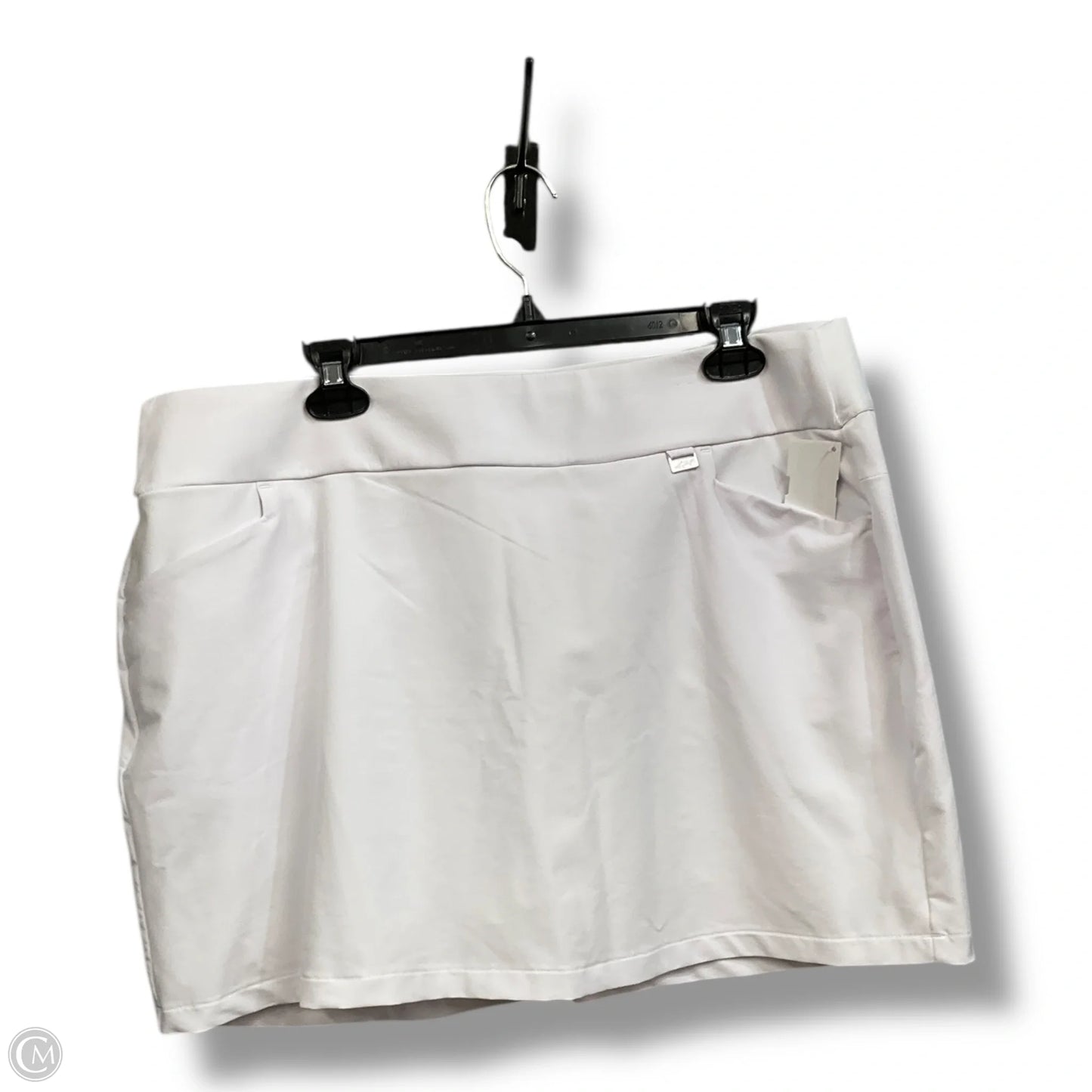 Athletic Skirt By Clothes Mentor In White, Size: Xl