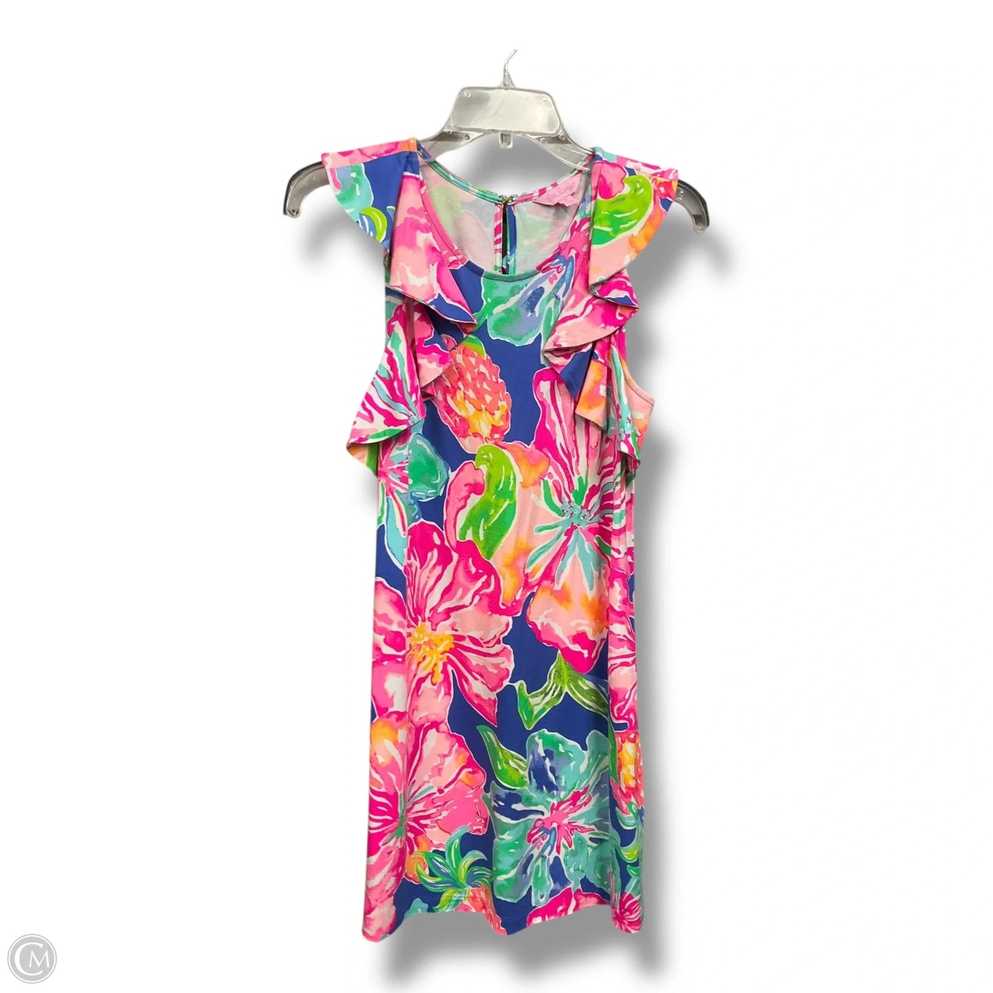 Dress Designer By Lilly Pulitzer In Tropical Print, Size: S