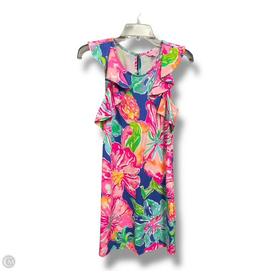 Dress Designer By Lilly Pulitzer In Tropical Print, Size: S