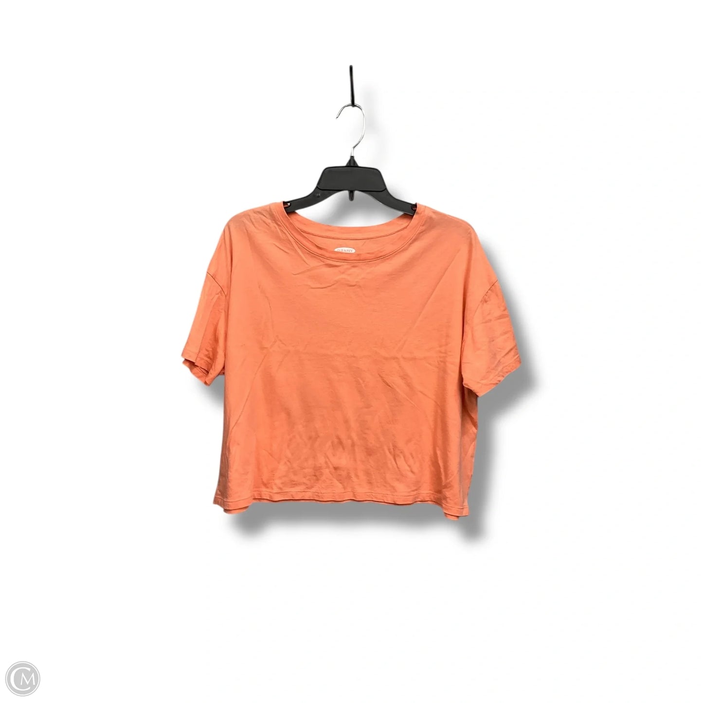 Top Short Sleeve By Old Navy In Peach, Size: L