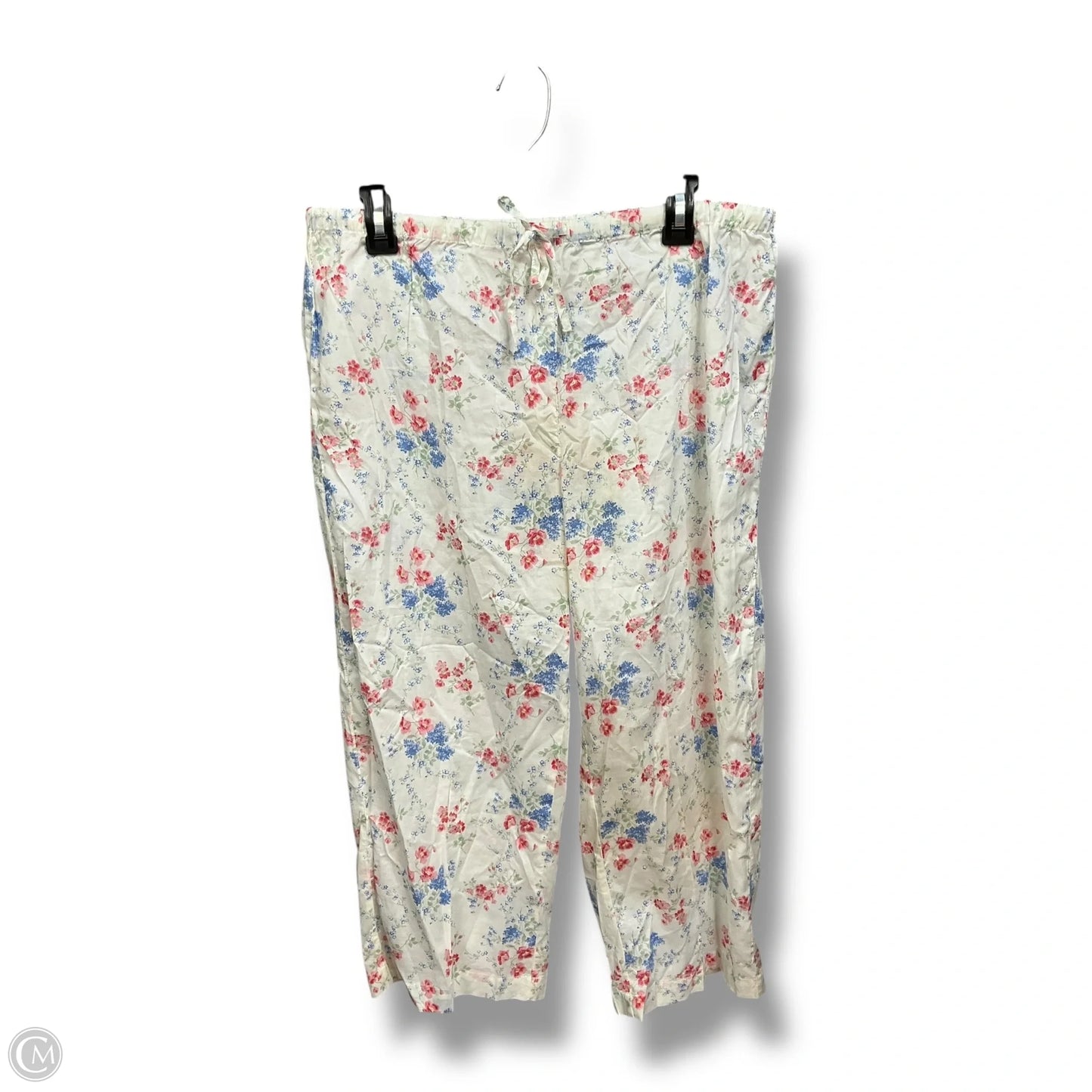 Capris By Ralph Lauren In Floral Print, Size: L