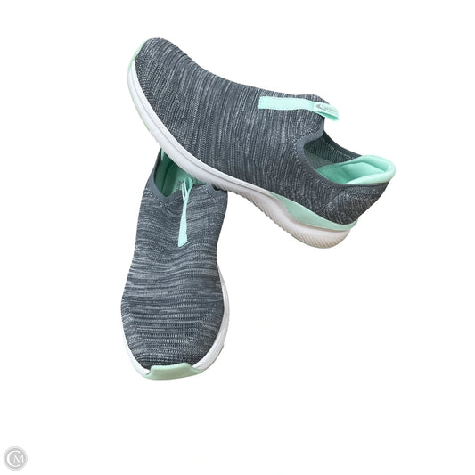 Shoes Athletic By Mta Pro In Green & Grey, Size: 8.5