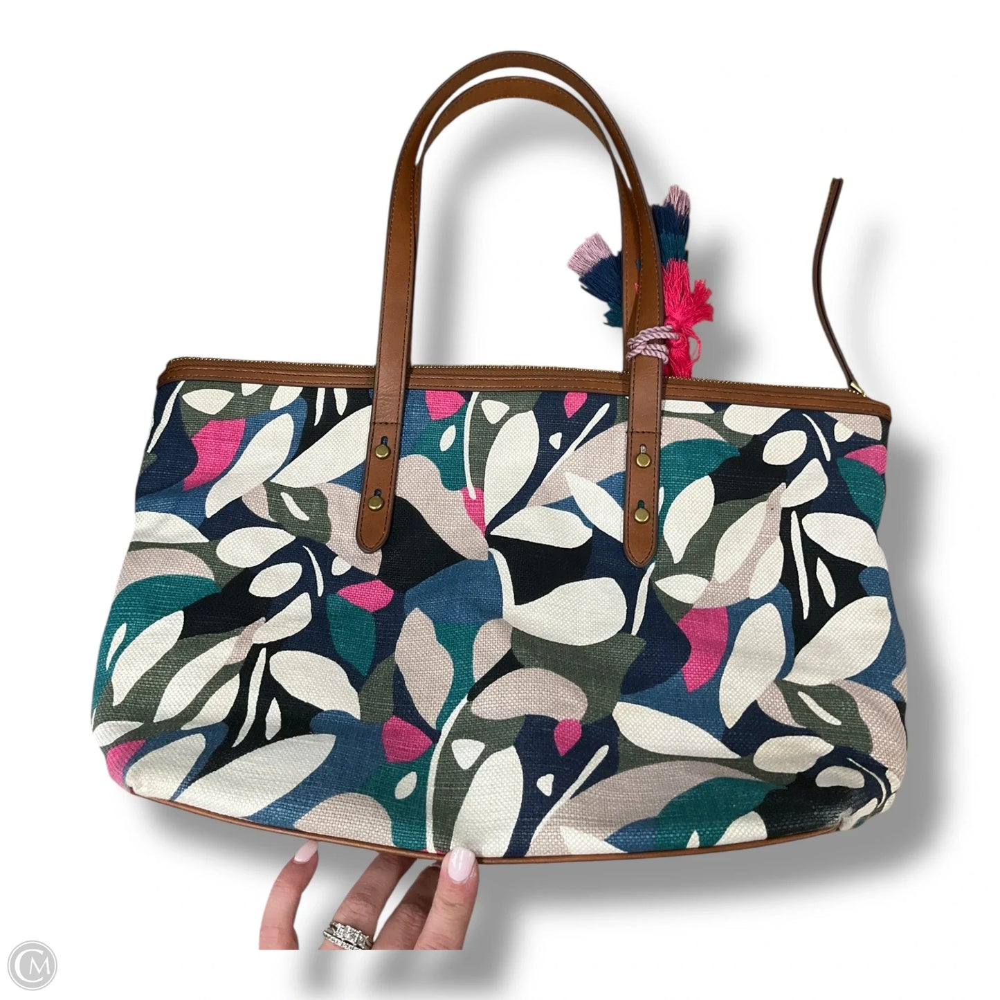 Handbag By Fossil, Size: Medium