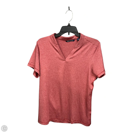 Top Short Sleeve By Cutter And Buck In Red, Size: L