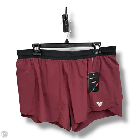 Athletic Shorts By Clothes Mentor In Maroon, Size: Xl