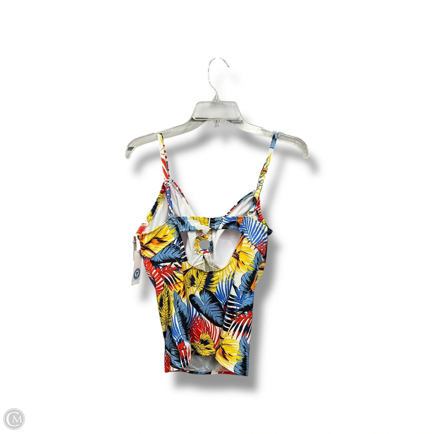 Swimsuit By Clothes Mentor In Tropical Print, Size: L