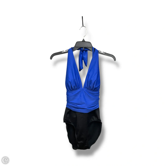 Swimsuit By Clothes Mentor In Black & Blue, Size: M