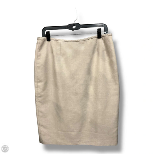Skirt Midi By Le Suit In Beige, Size: M